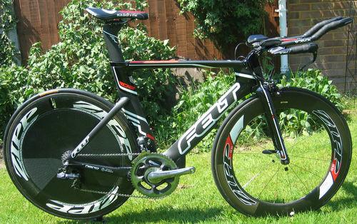 FELT DA Time TrialTriathlon Bike.ZIPP Wheels.Dura Ace Di2.SRM