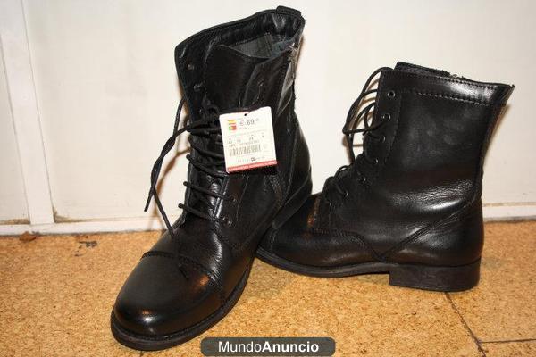 BOTAS DE PIEL ZARA PARA CHICO NUEVAS COLECCION 2011