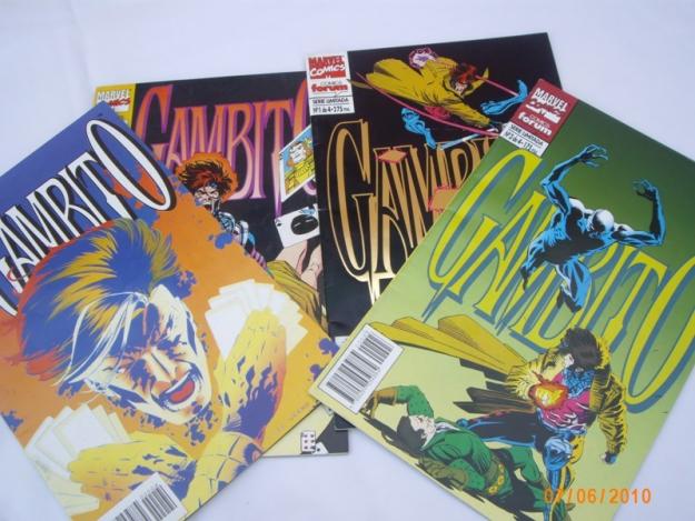 COMICS GAMBITO,LOTE 4 UNIDADES