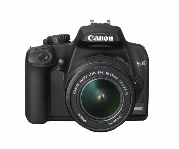 CANON EOS 1000 D mas objetivo 18-55 (impecable)