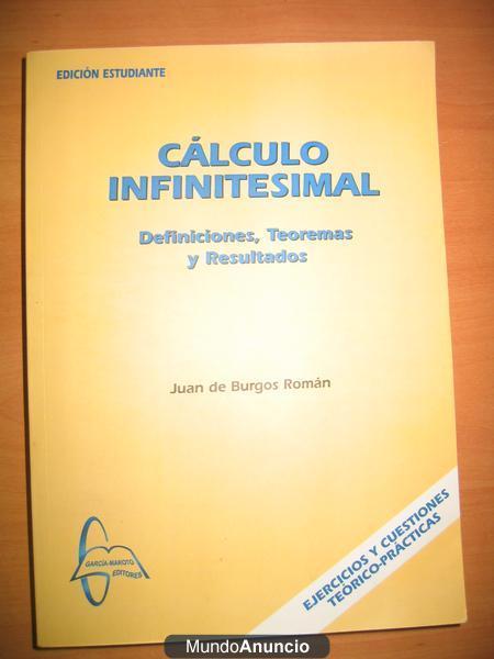 Libro de Cálculo Infinitesimal (Juan de Burgos Román)