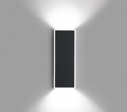 Vibia Alpha Aplique rectangular recto - Lacado blanco - iLamparas.com