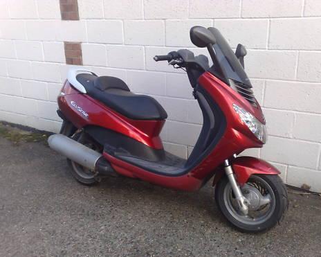 2007 PEUGEOT ELYSTAR 125 ROJO