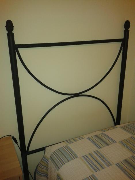 2 cabeceros de forja diseño moderno para cama de 90 cm.