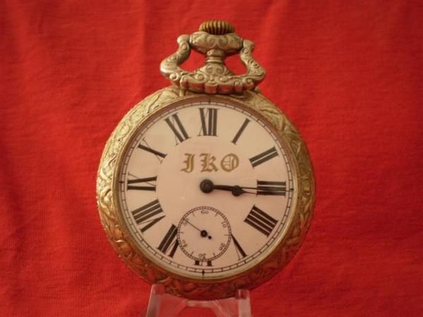 EXCEPCIONAL RELOJ DE BOLSILLO DEL ART NOUVEAU 1814-1920 GIGANTE GOLIAT MINERO  I K O