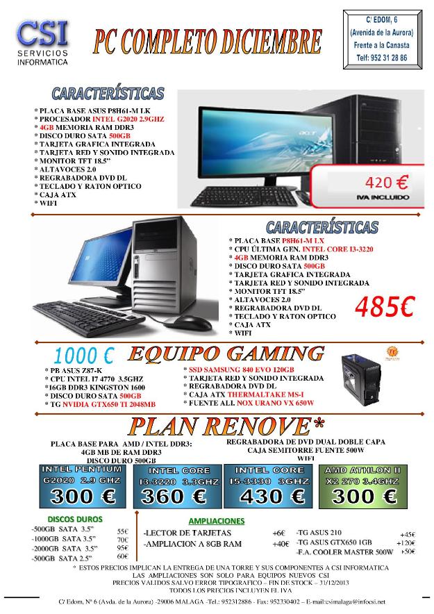 PC Nuevo Completo