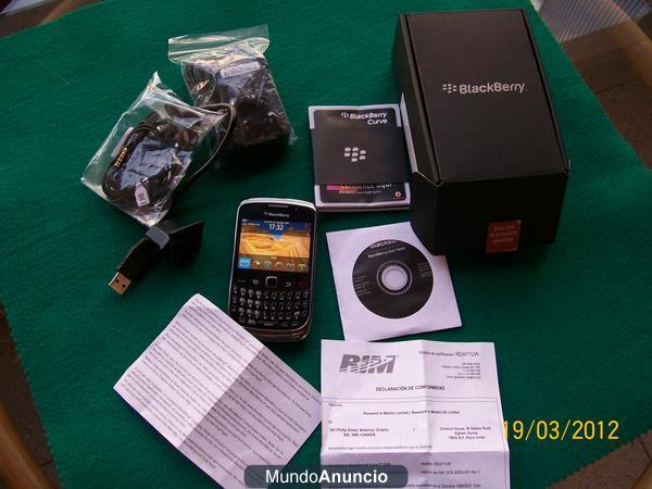 BLACKBERRY 3G 9300+ACCESORIOS. LIBRE