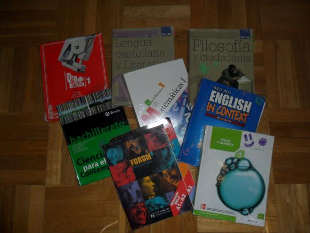 Vendo libros de texto 1º BaCh