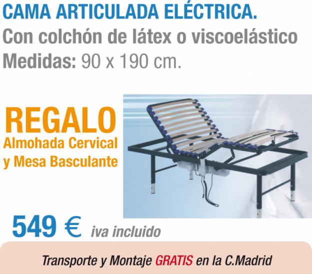 Combi 1 Oferta Cama Articulada Colchón Látex VER VIDEO