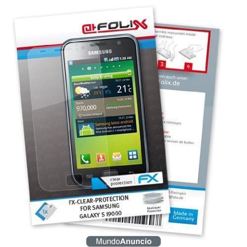 FoliX FX-Clear - Lámina protectora de pantallas antirreflectante para Samsung Galaxy S I9000