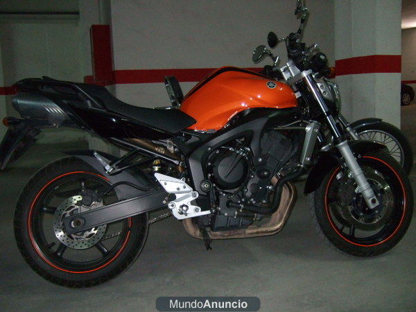 fz6 naked naranja, vendo, cambio