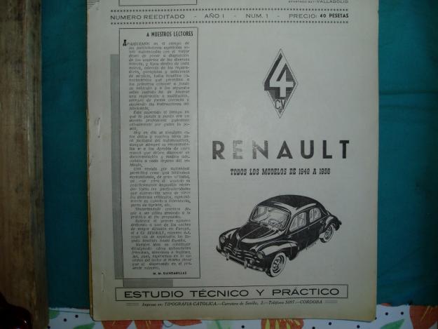 Manual Técnico del Renault 44 ( Años 50 )