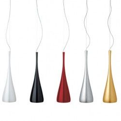 Vibia Jazz Colgante Largo - Lacado plata - iLamparas.com