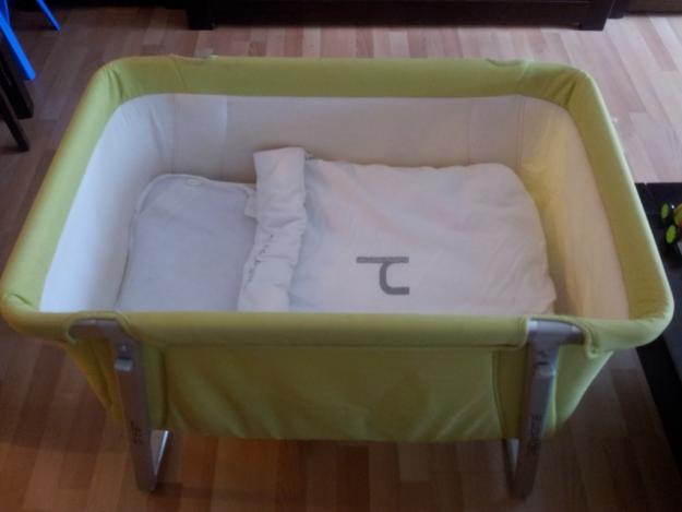 Minicuna Babyhome 3 posiciones verde