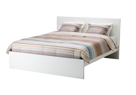 Cama modelo Malm (Ikea) blanca de 160 cm