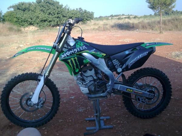 kawasaki kxf 250 del 2008 vendo o cambio por 450