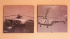 2 fotografías de helicópteros antiguos enmarcadas - mejor precio | unprecio.es