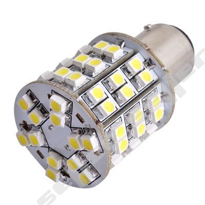 2 Bombillas 1157 60 LED SMD BLANCA PARA FRENO, GIRO,POSICION,ECT