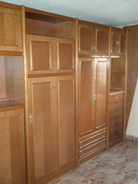 Lote de muebles, nevera, lavadora de carga superior