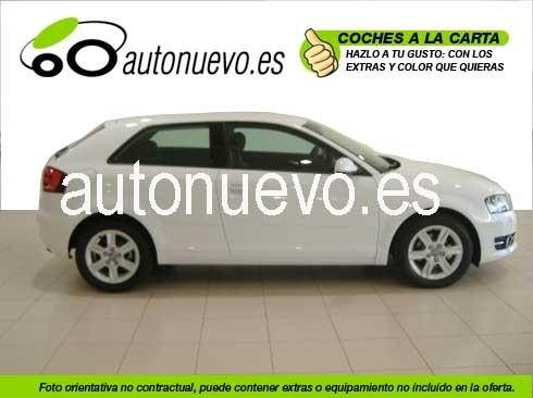 Audi A3 3p  Attraction 1.6 Tdi  105cv.  5vel  Blanco Ibis, Rojo , Negro Brillante. Nuevo.Nacional.