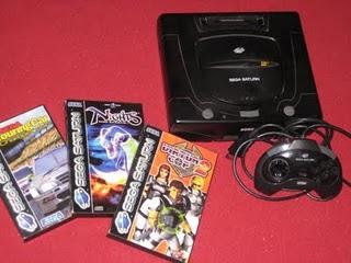 SEGA SATURN + 1 MANDO + 3 JUEGOS