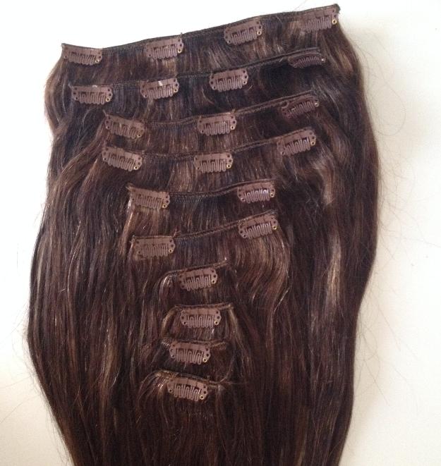 Extensiones de clip, pelo natural