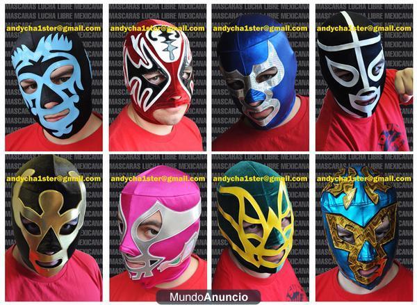 Máscaras de Sin Cara, Rey Misterio y muchos más.