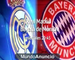 ENTRADAS REAL MADRID- BAYERN DE MUNICH