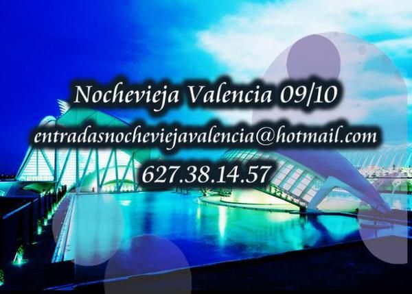 Entradas Nochevieja 09/10 Valencia (Todas las nocheviejas)