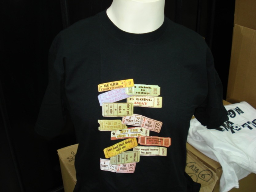 lote de 1000 unidades camisetas de the beatles