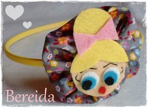 diademas con tela y fieltro OFERTA