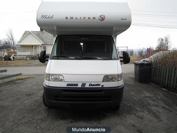 La autocaravana Fiat Ducato 544 Solifer móvil