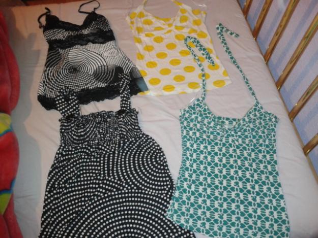 Lote 4 camisetas para verano tallas s/m