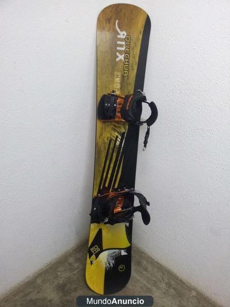 se vende tabla de snow con fijaciones incluidas 300€