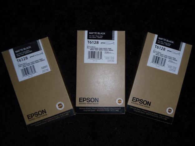 Vendo 2  cartuchos EPSON 220 ml. negro 120 €