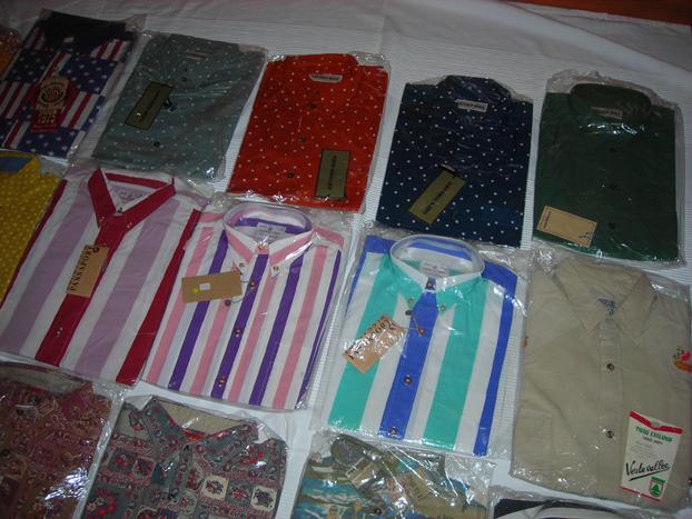 stocks de camisas de caballero