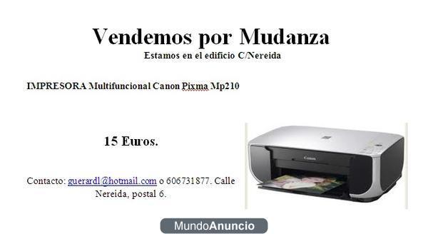 IMPRESORA CANNON MP210 - 15 euros