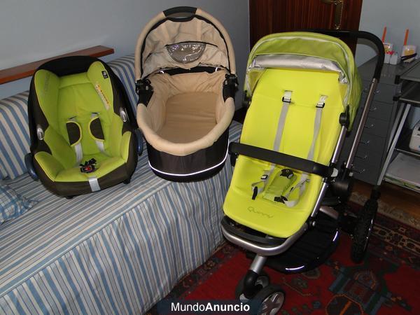 venta de maxicossi+capazo+silla  marca QUINNY