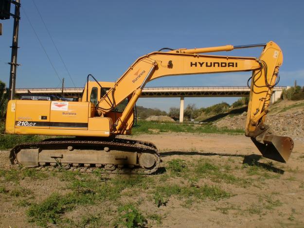 Excavadora Hyundai 210 LC-7 Robex con cadenas