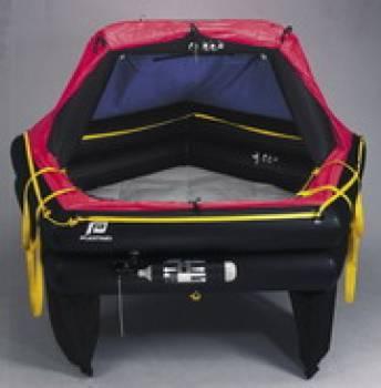 Plastimo Offshore+ Liferaft - 4 person, Double Floor, Valise