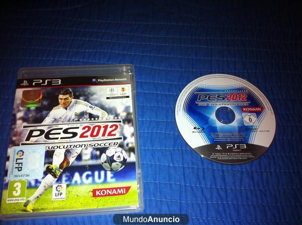 vendo o intercambio PES 2012 de PS3