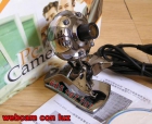 Camara web webcam con iluminacion ajustable, cuerpo metalico - mejor precio | unprecio.es