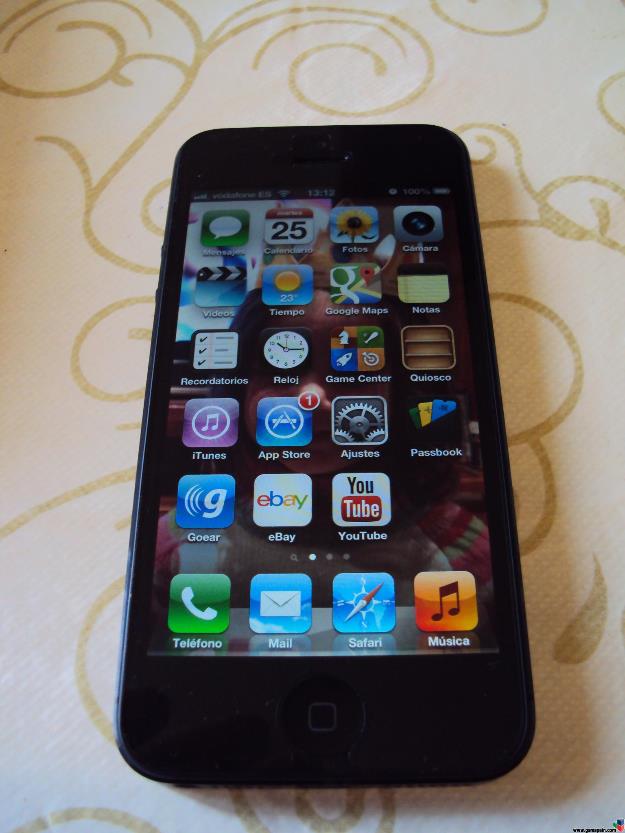 Iphone 5 16 gb negro impecable