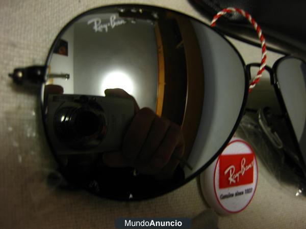 VENDO GAFAS RAYBAN AVIATOR CON DOS HORAS DE USO.