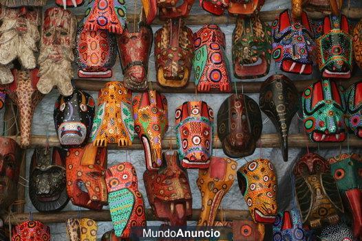 Mascaras Ceremoniales MAYAS Guatemaltecas.