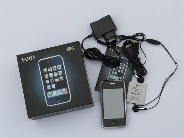 F003 black/white+ 2GB dualsim WIFI TV CECT radio FM 110euro