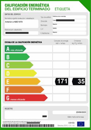 Certificaciones eficiencia energética