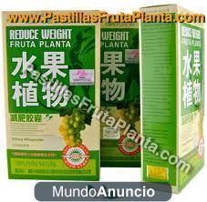 EN OFERTA PASTILLAS CHINAS FRUTA PLANTA PARA ADELGAZAR, LAS ORIGINALES PIERDES HASTA 8 KILOS EN EL PRIMER MES ,SIN EJERC