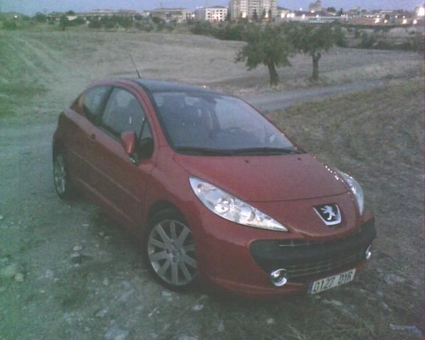 peugeot 207 rojo