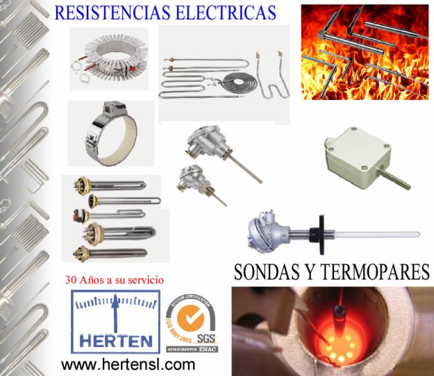 FABRICACION DE SONDAS DE TEMPERATURA Y RESISTENCIAS ELECTRICAS HERTEN S.L.